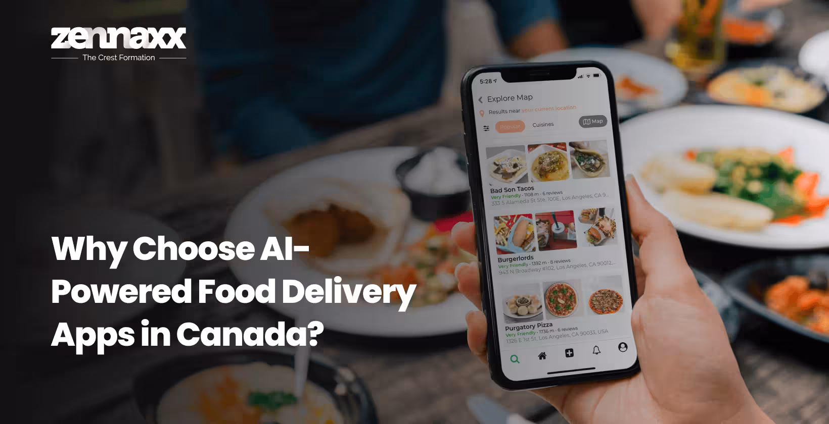Why Choose AI-Powered Food Delivery Apps in Canada?