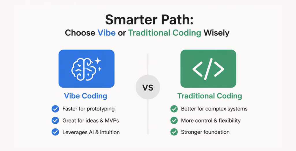 Smarter Path: Choose Vibe or Traditional Coding Wisely Smarter Path: Choose Vibe or Traditional Coding Wisely