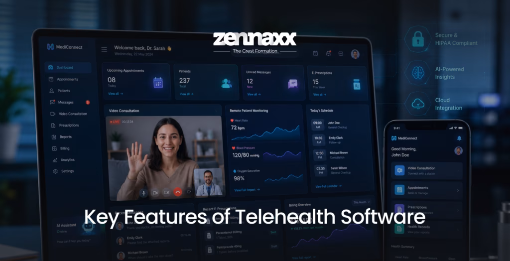 Key Features of Telehealth Software Key Features of Telehealth Software